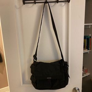 Nine & Company black messenger bag